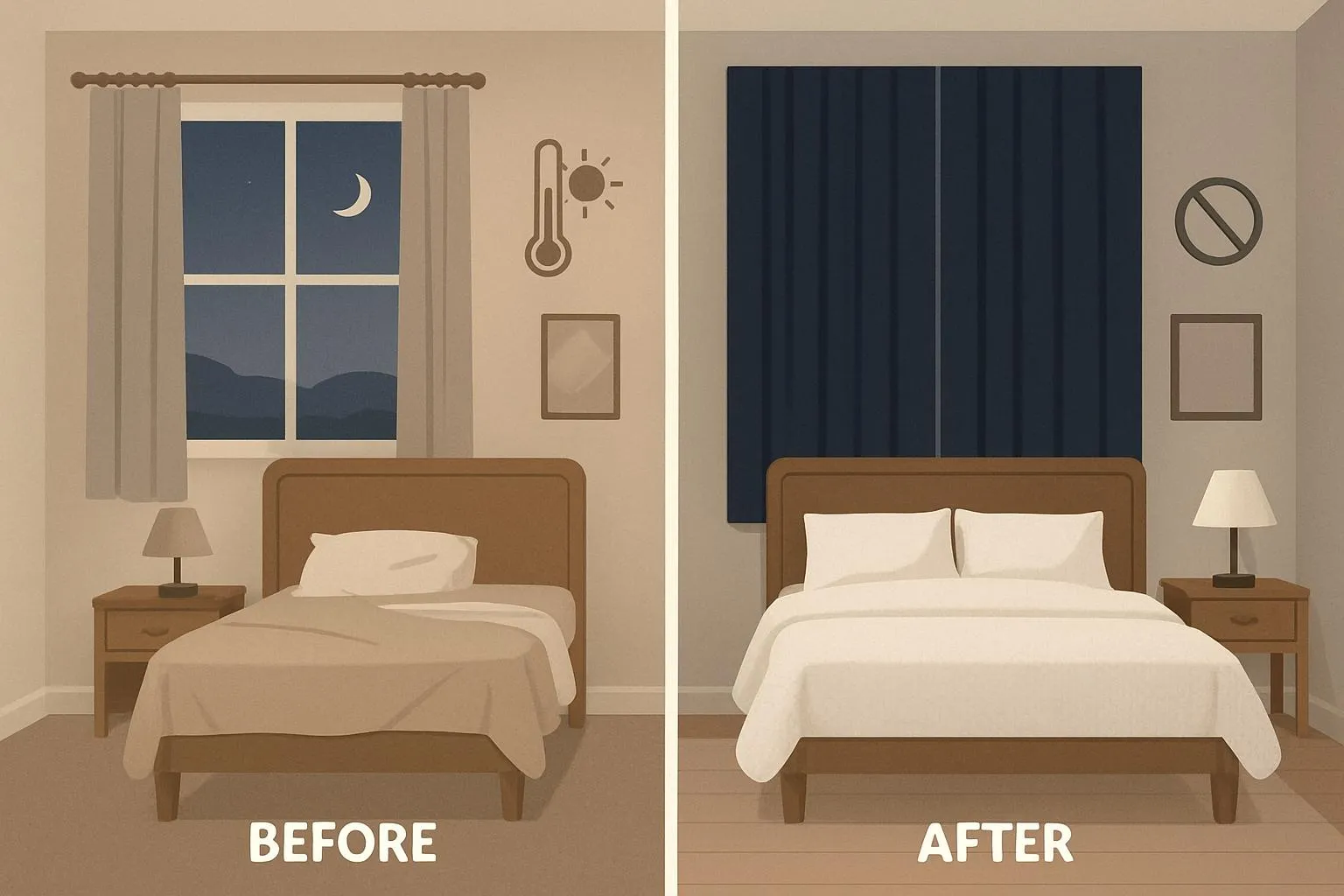 Photo inspiration: Visual Reference: Bedroom Environment Makeover Creating The Ultimate Sleep Sanctuary